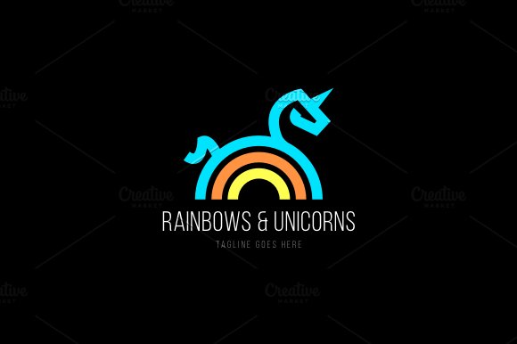 Unicorn Rainbow logo cover image.