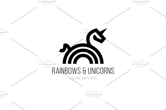 unicorn rainbow bw 53