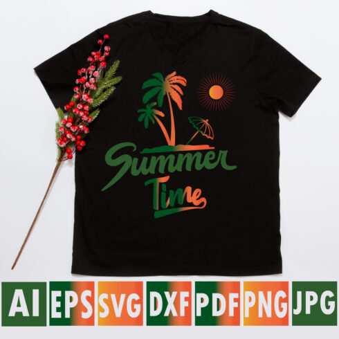 United States Summer Time hi-res T Shirt Design cover image.