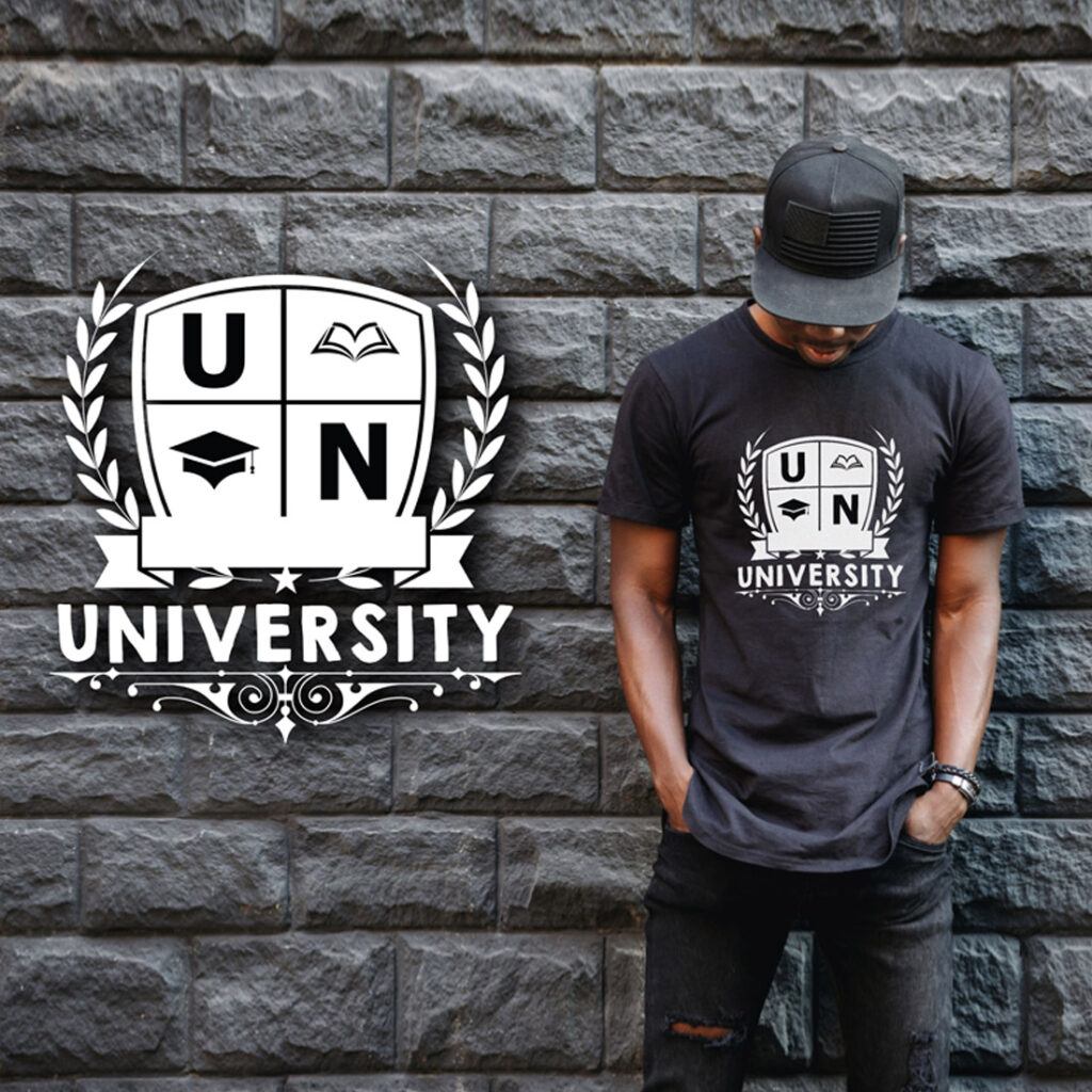 University Logo T-shirt Design - MasterBundles