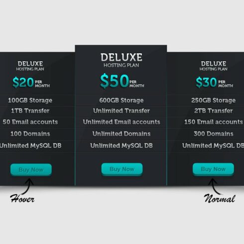 Pricing Tables – Web Elements cover image.