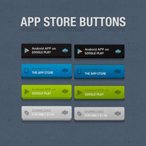 App Store Chunky Buttons cover image.