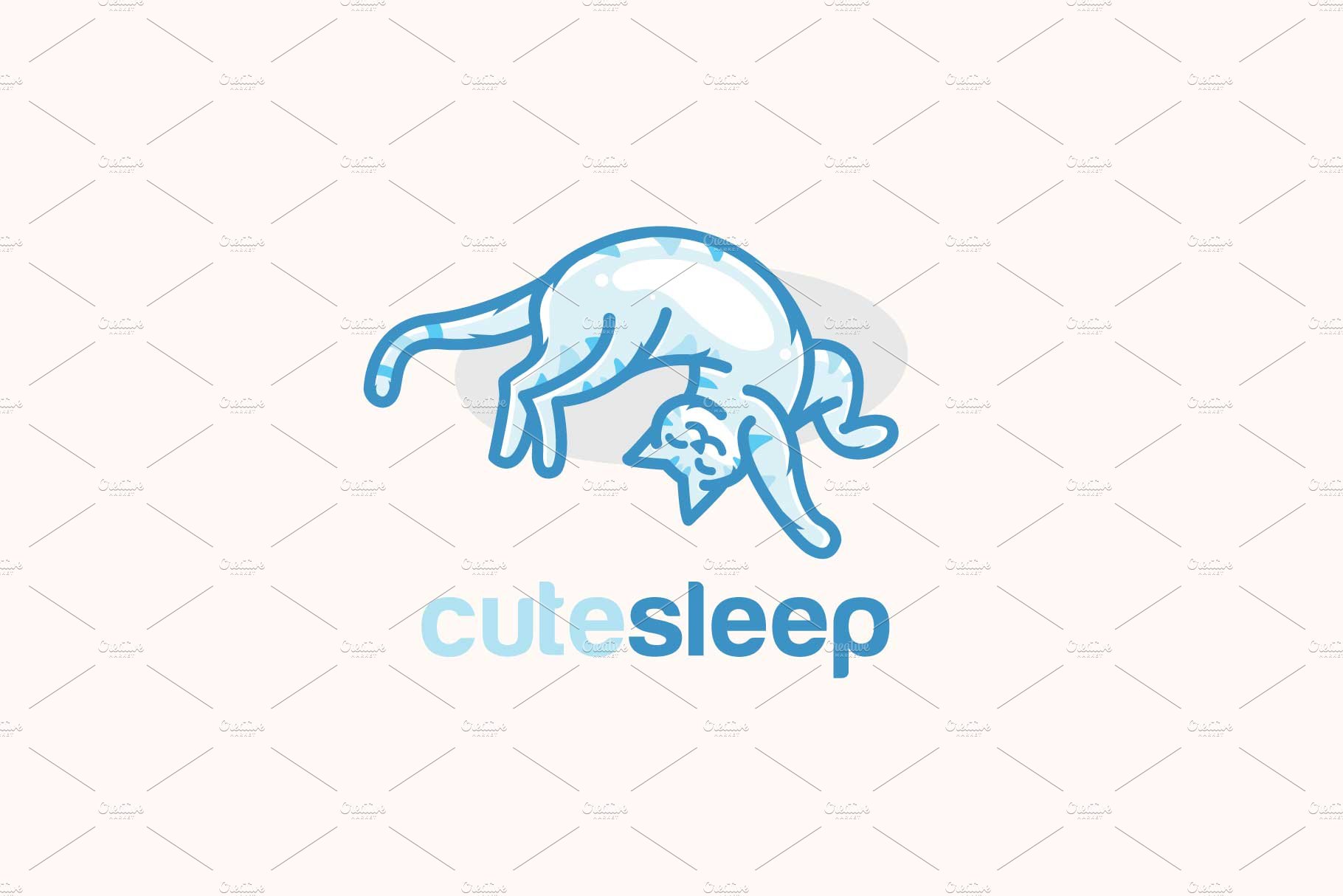 sleeping cat logo cover image.