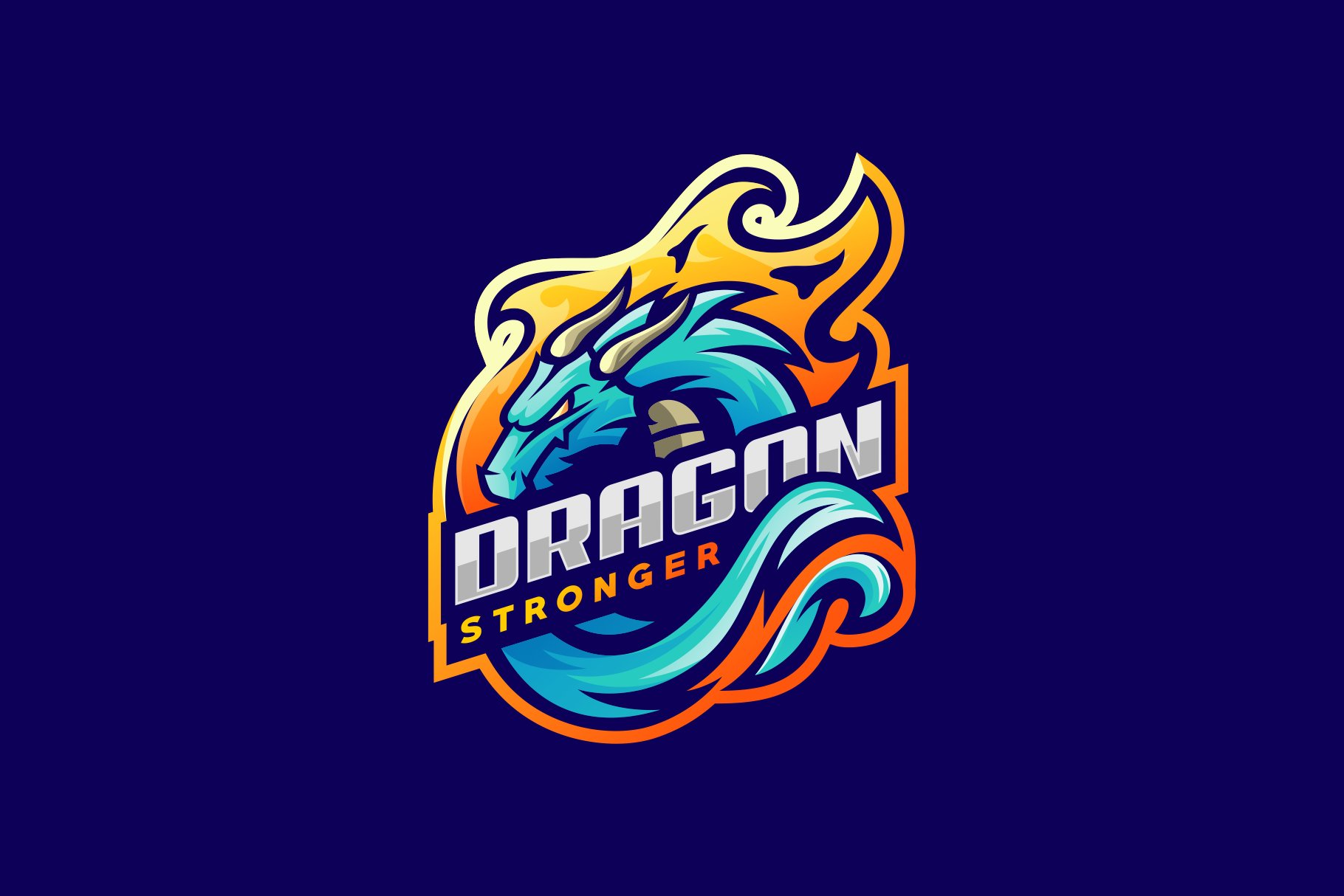 Dragon Stronger Logo Esport cover image.