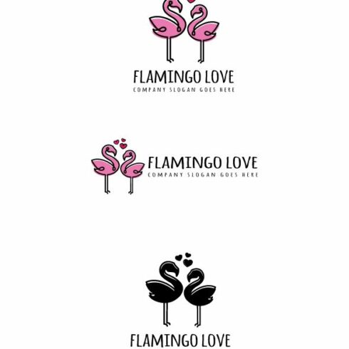 Flamingo Love Logo cover image.
