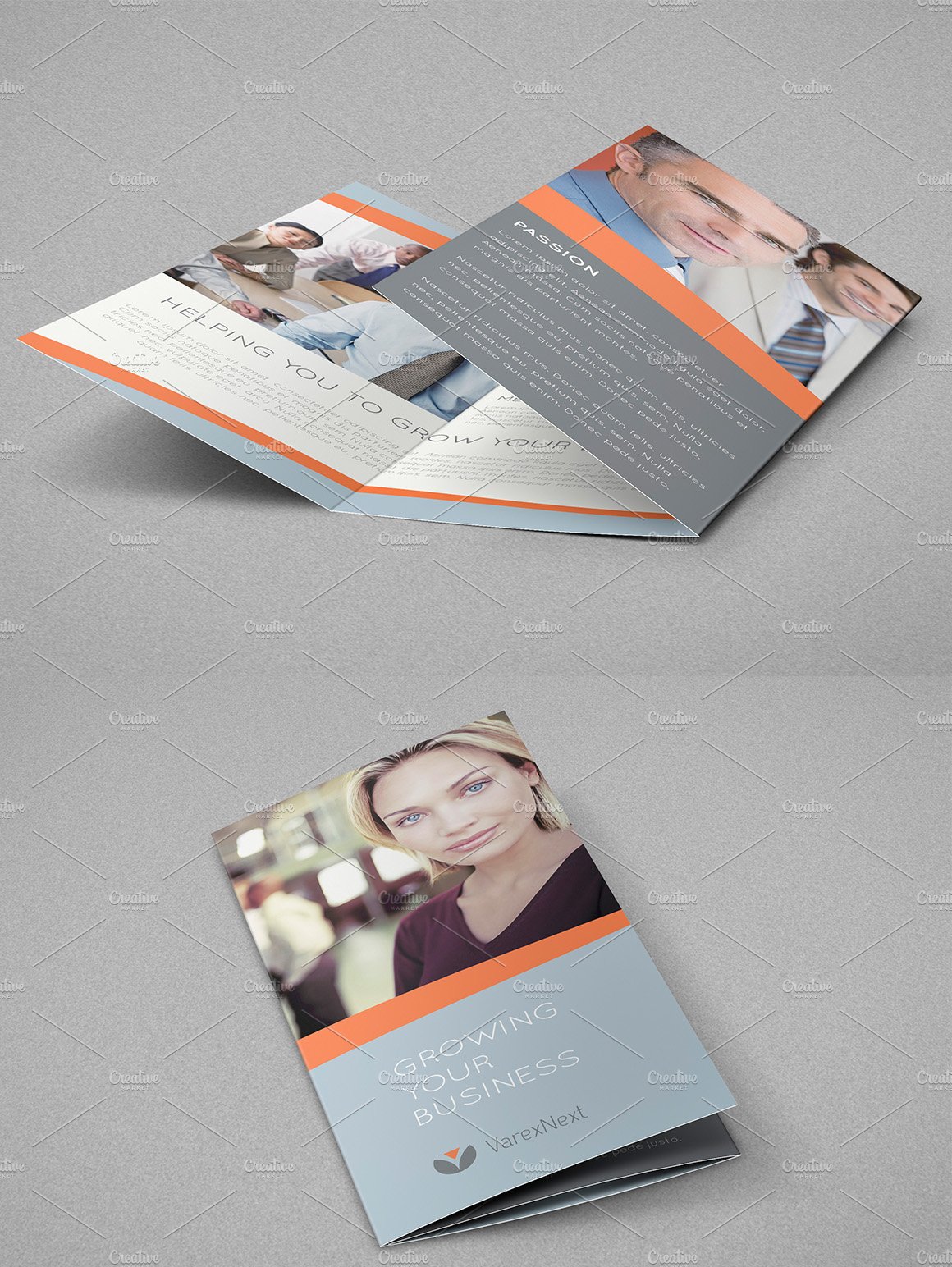Corporate A4 Trifold Brochure preview image.