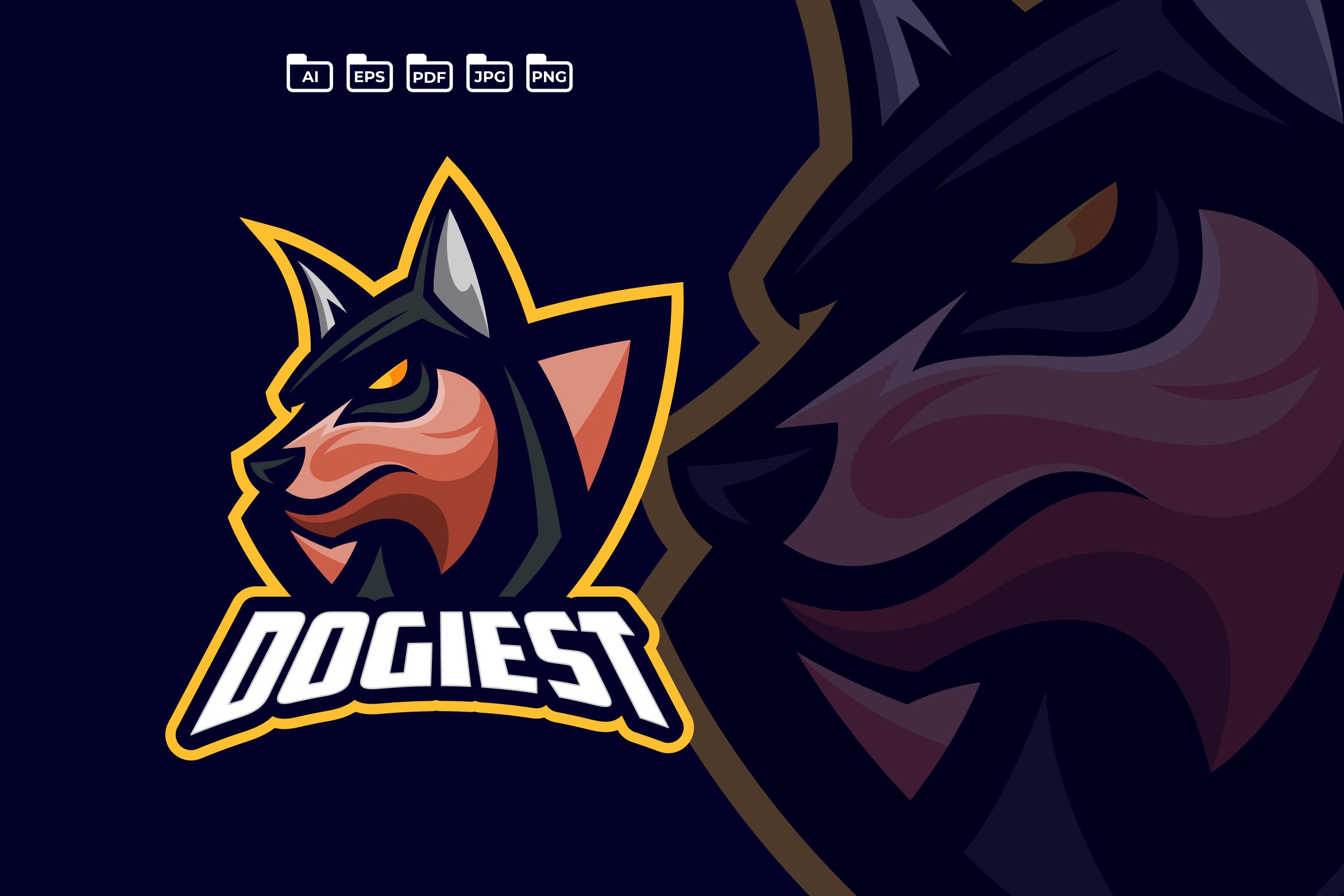 DOG logo Template cover image.