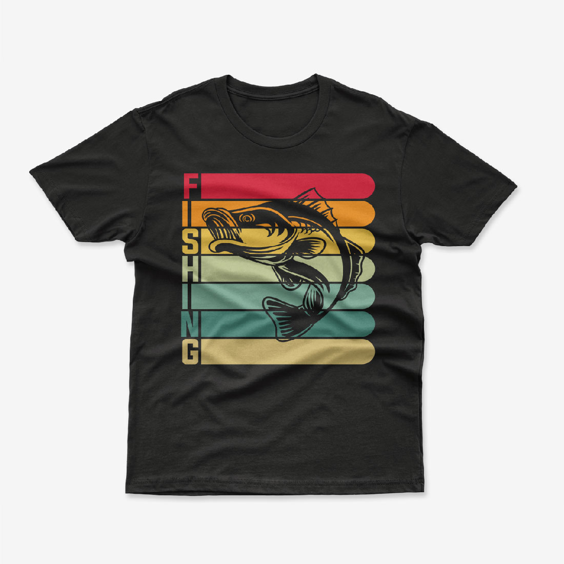 Fishing, Retro Fishing T-Shirt Design File - MasterBundles