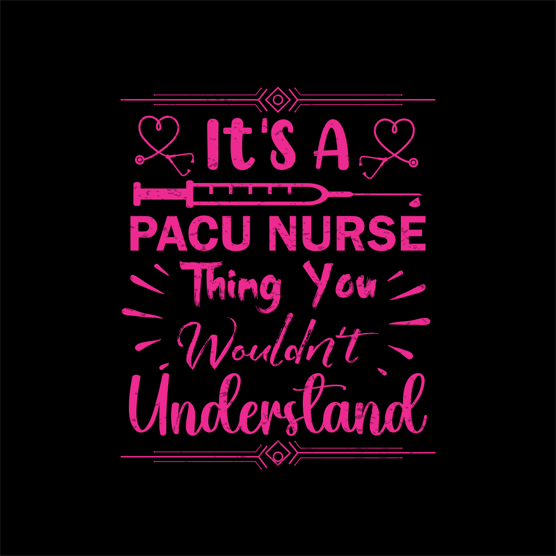 It's a pacu nurse thing you wouldn't understand.