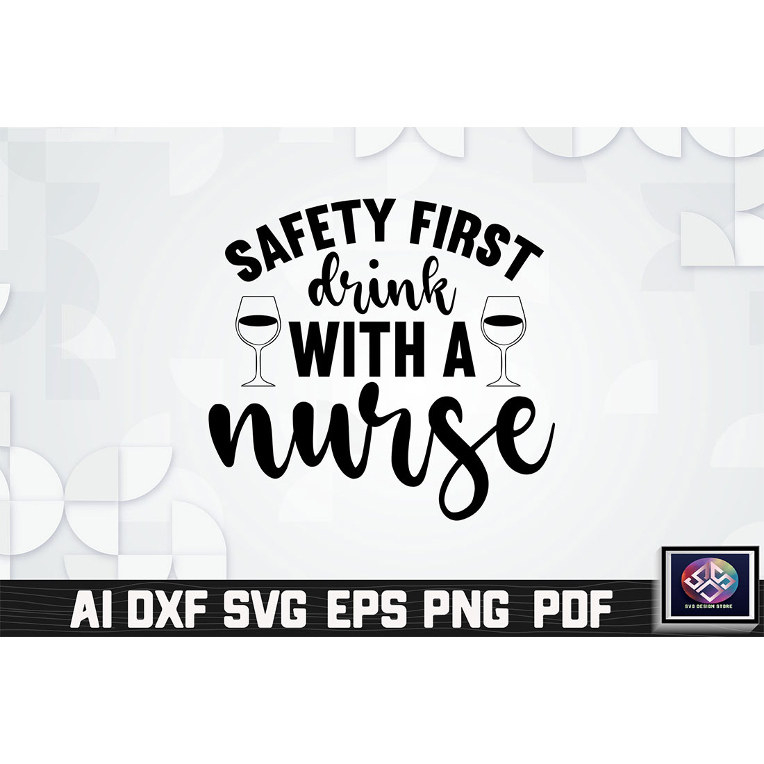 Safety First Drink With A Nurse cover image.