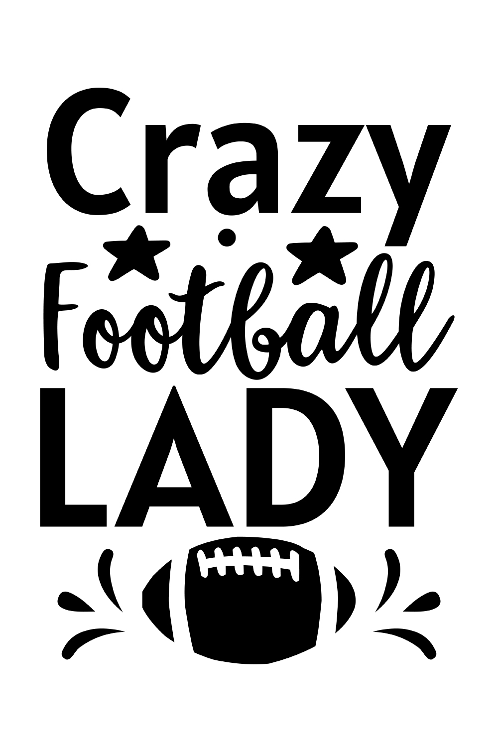 FOOTBALL SVG bundle pinterest preview image.