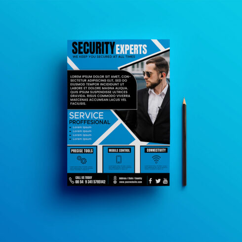 Security Flyer Design cover image.