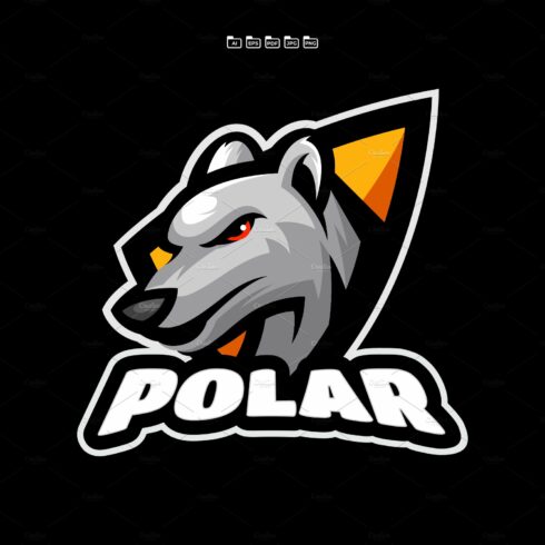 Polar Bear Logo Template cover image.