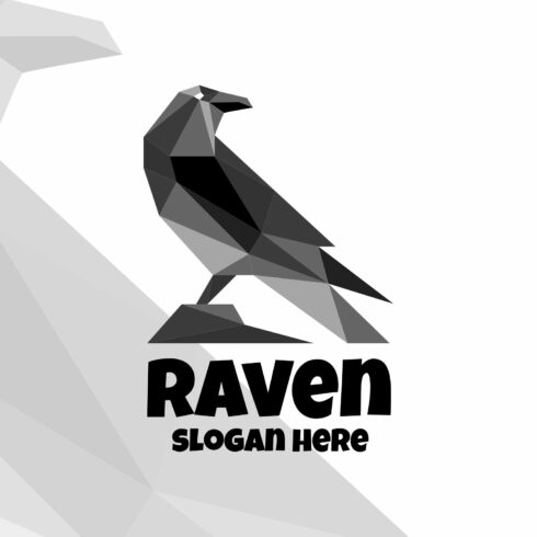 Raven Geometric Polygonal Logo cover image.