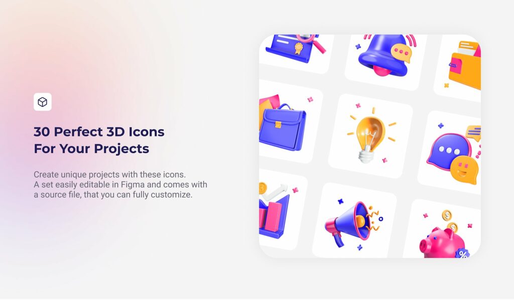 Business & Finance 3D Icons Pack – MasterBundles