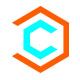 C Letter Logo Template pinterest preview image.