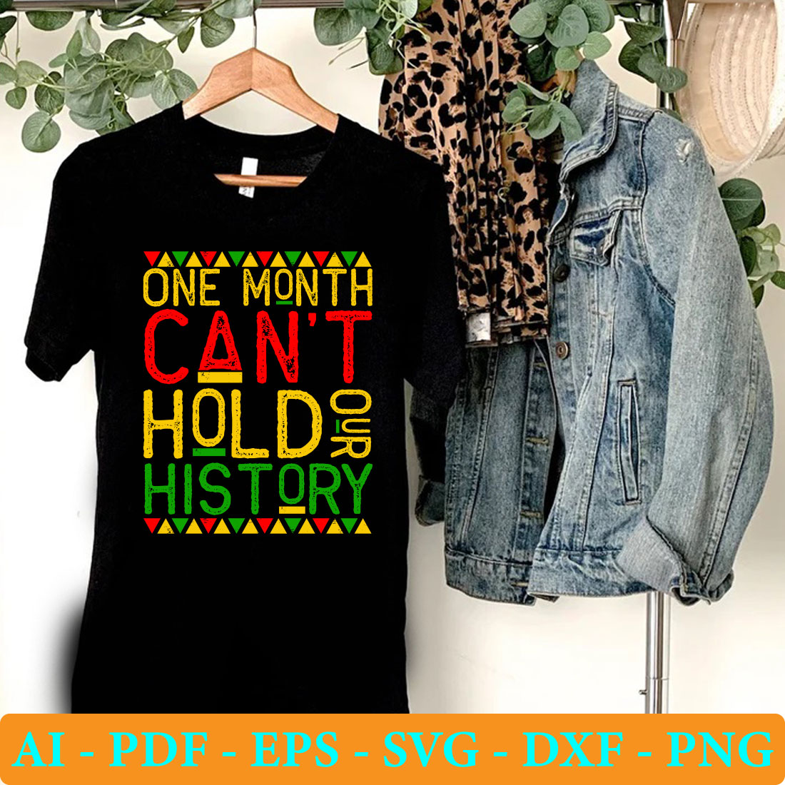 One month can't hold a history t - shirt.