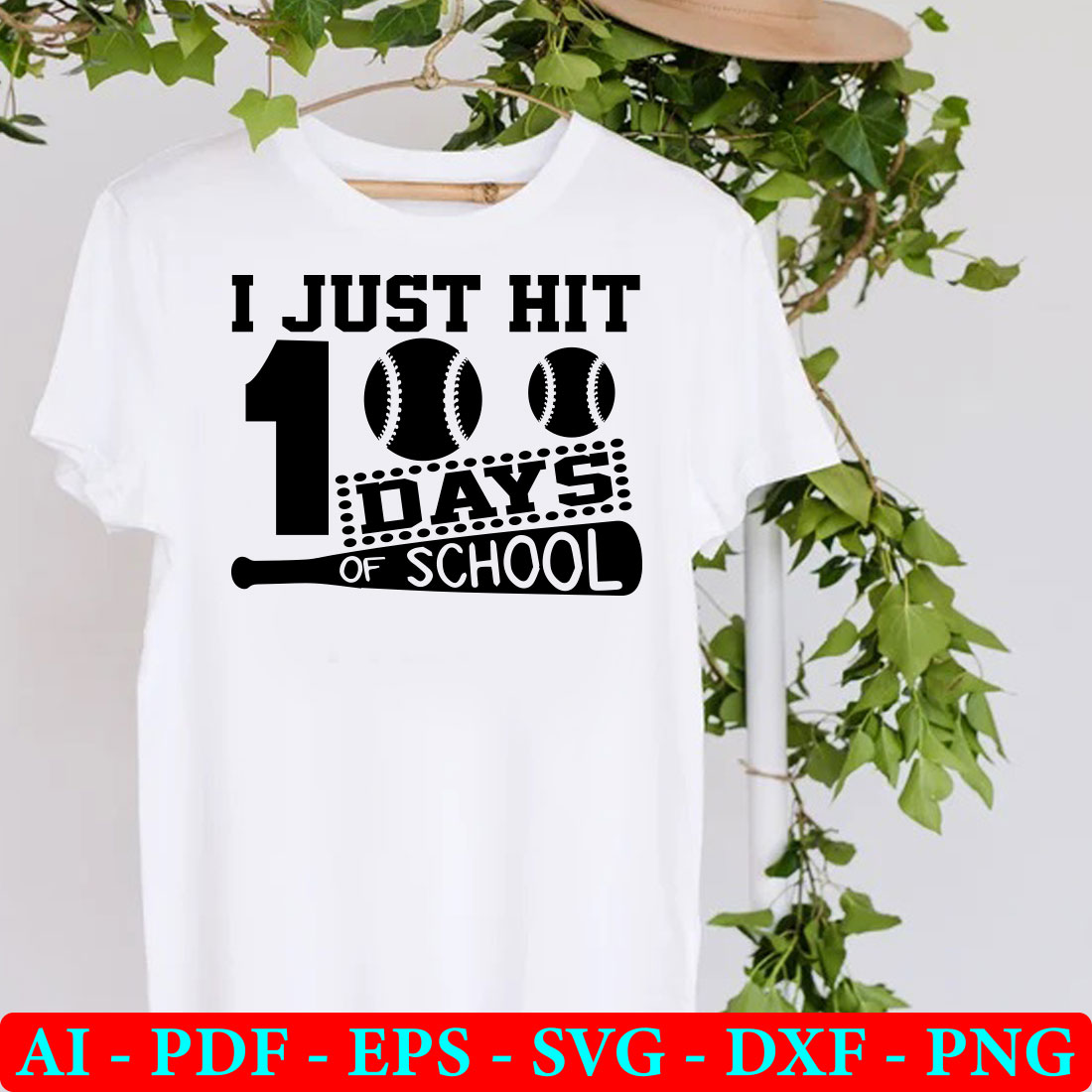 T - shirt that says i just hit ten days of school.
