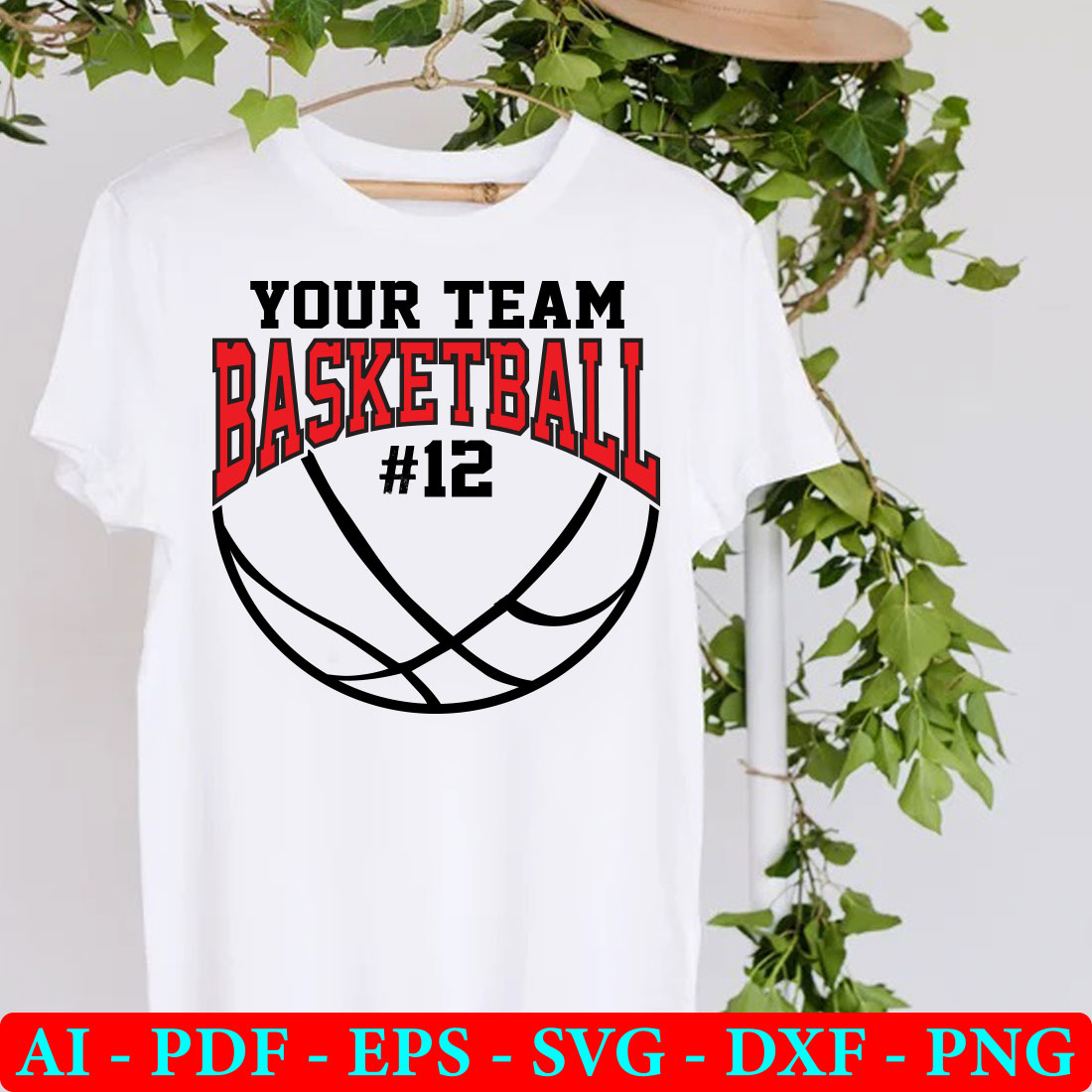 6 March Madness Basketbal SVG Bundle Vol 03 preview image.