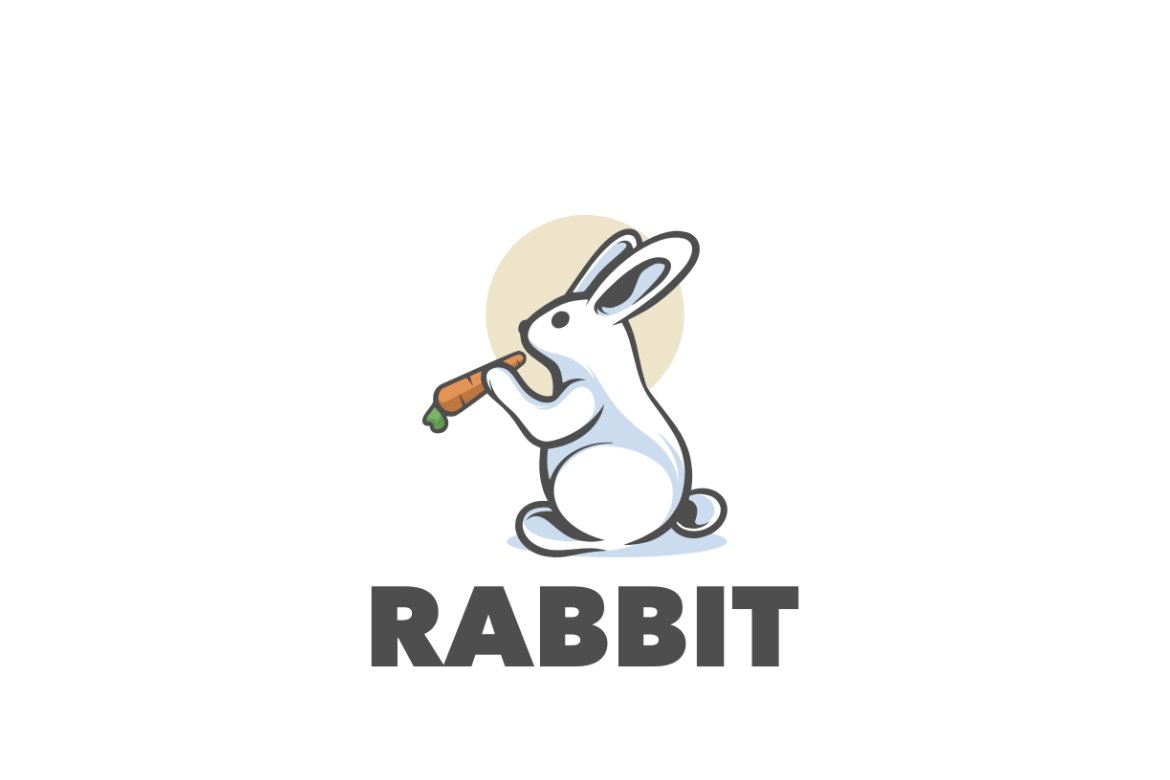 Rabbit eat mascot cover image.