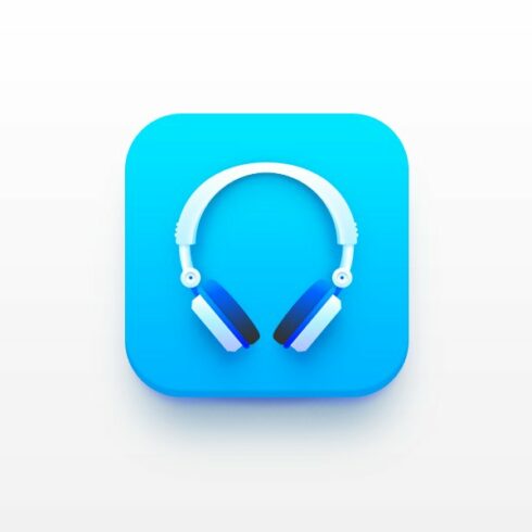 Music app icon cover image.