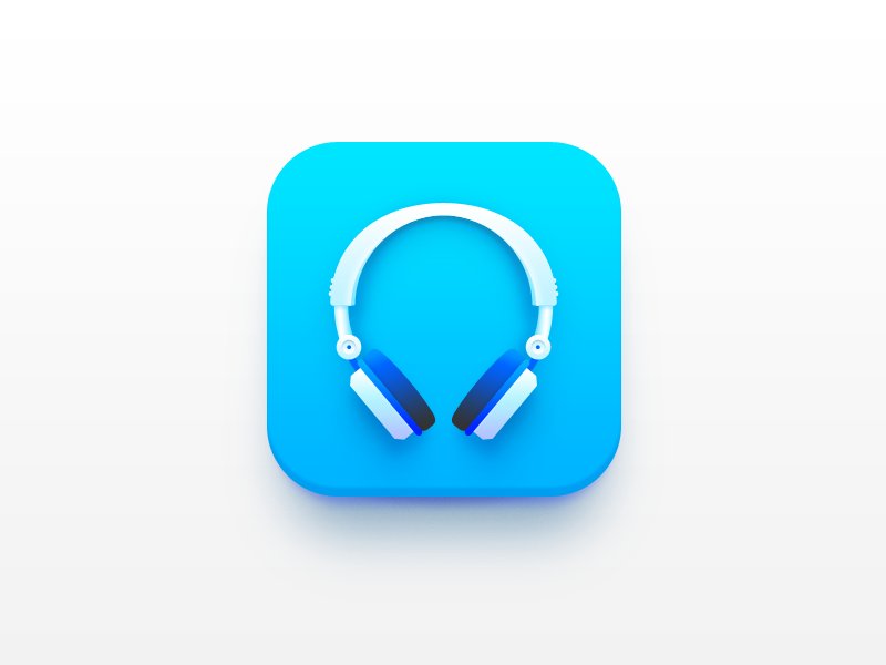 Music app icon cover image.