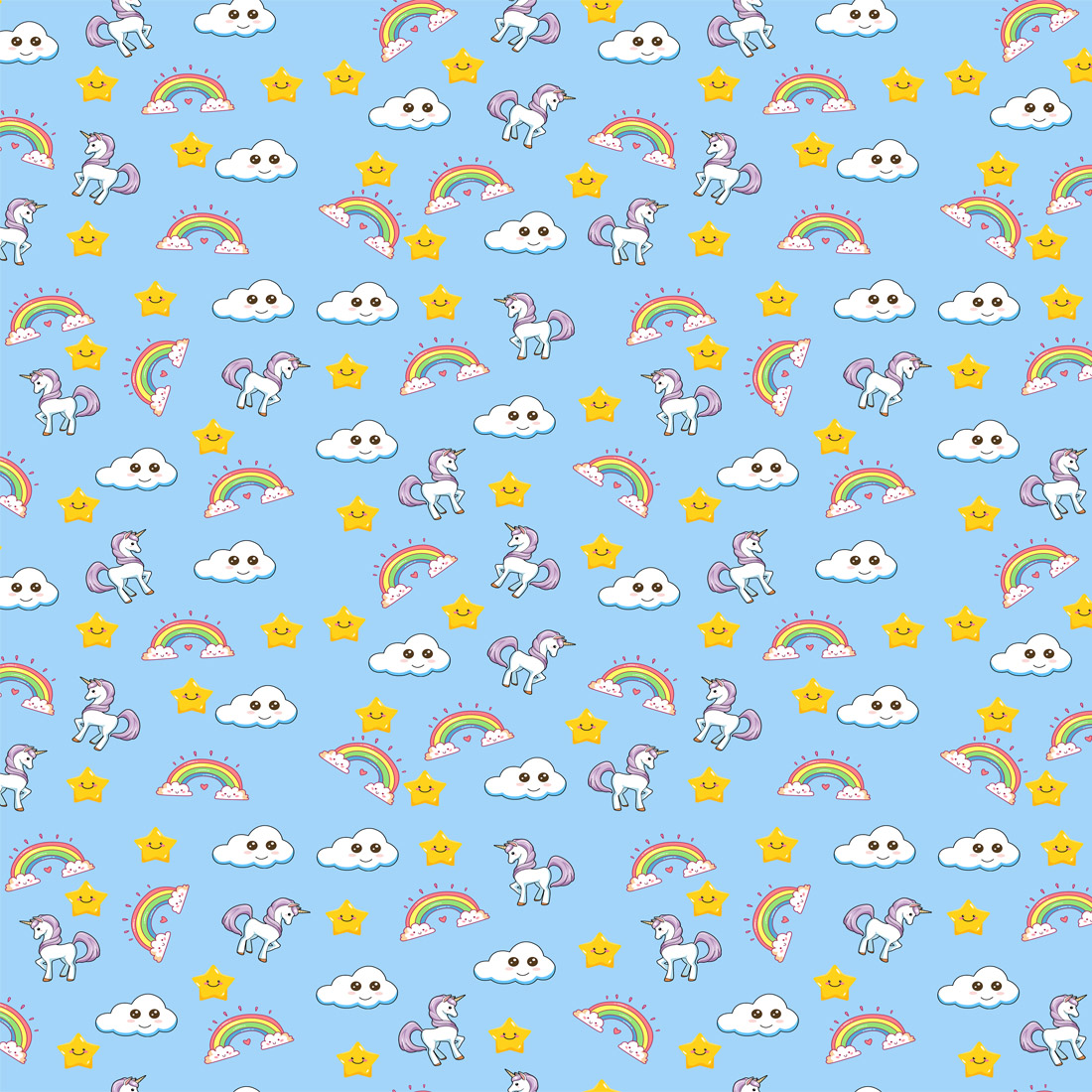 Seamless Texture Pattern for Kids room, Gift Wraps and Craft Works cover image.