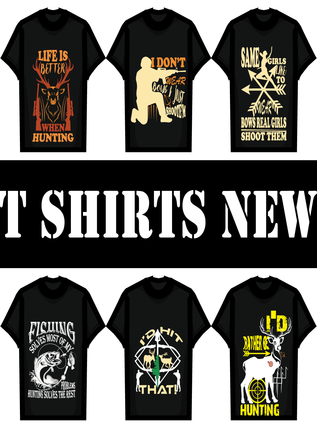 Hunting T Shirt pinterest preview image.