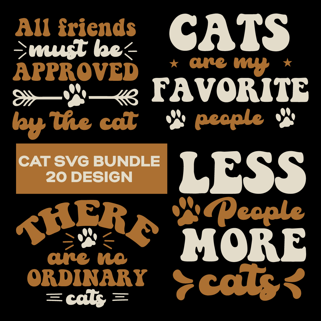 cat SVG bundle cover image.