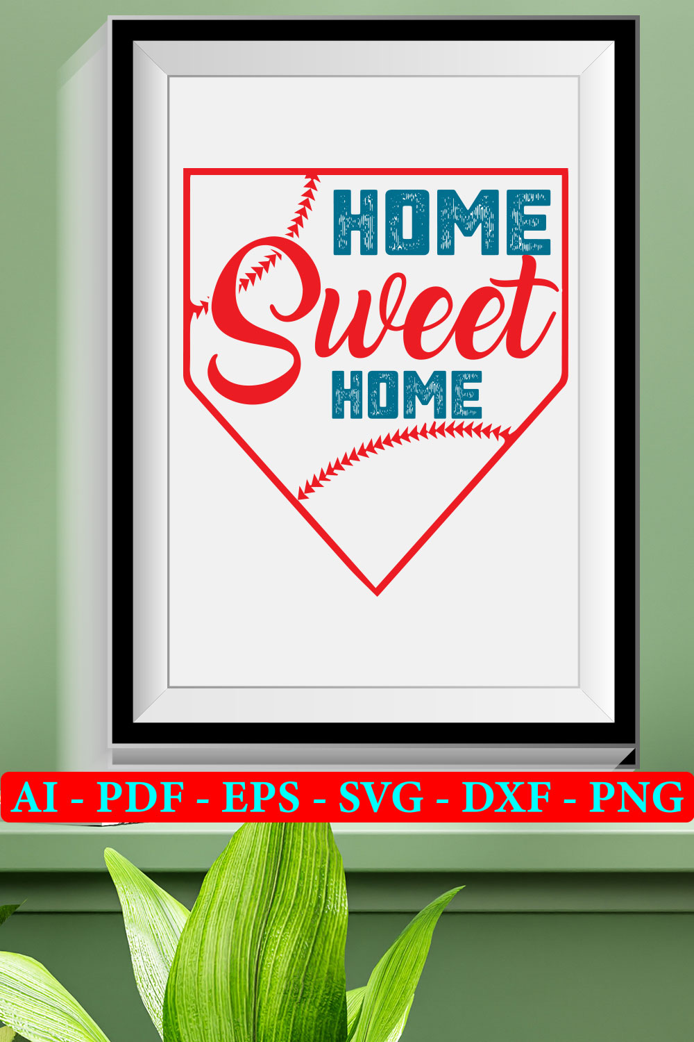 6 Baseball T-shirt SVG Bundle Vol 08 pinterest preview image.