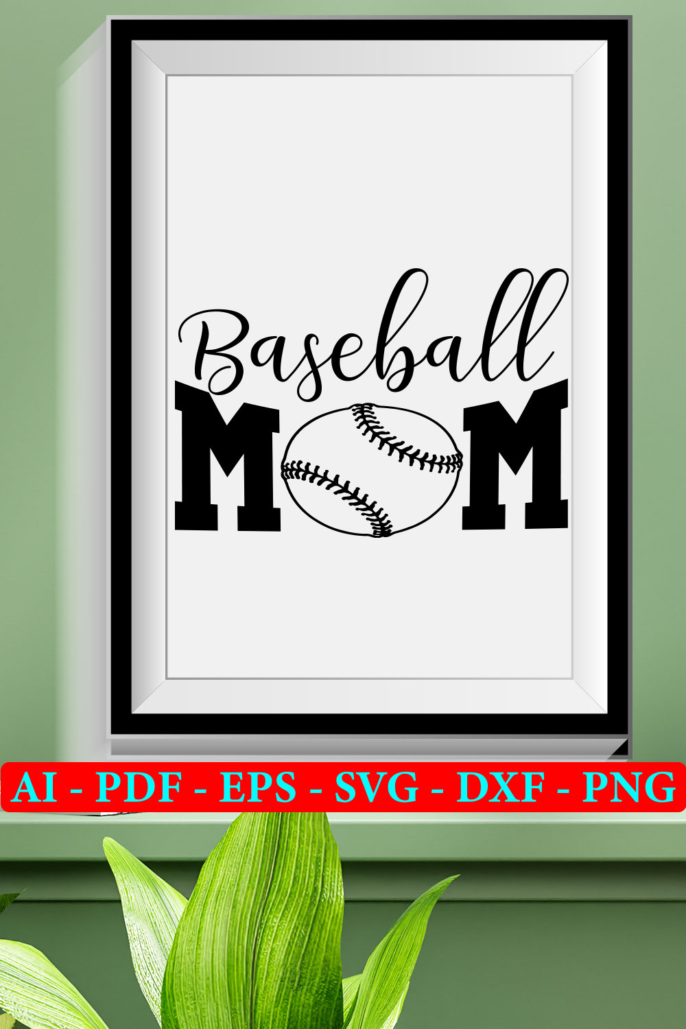 6 Baseball T-shirt SVG Bundle Vol 06 pinterest preview image.