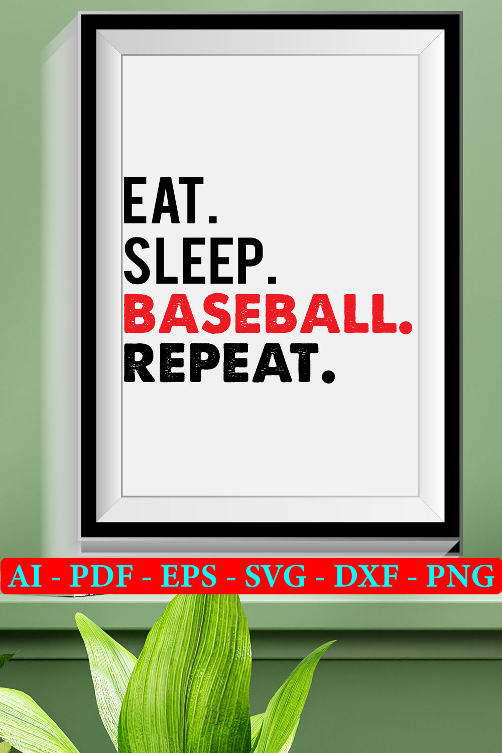 6 Baseball T-shirt SVG Bundle Vol 07 pinterest preview image.