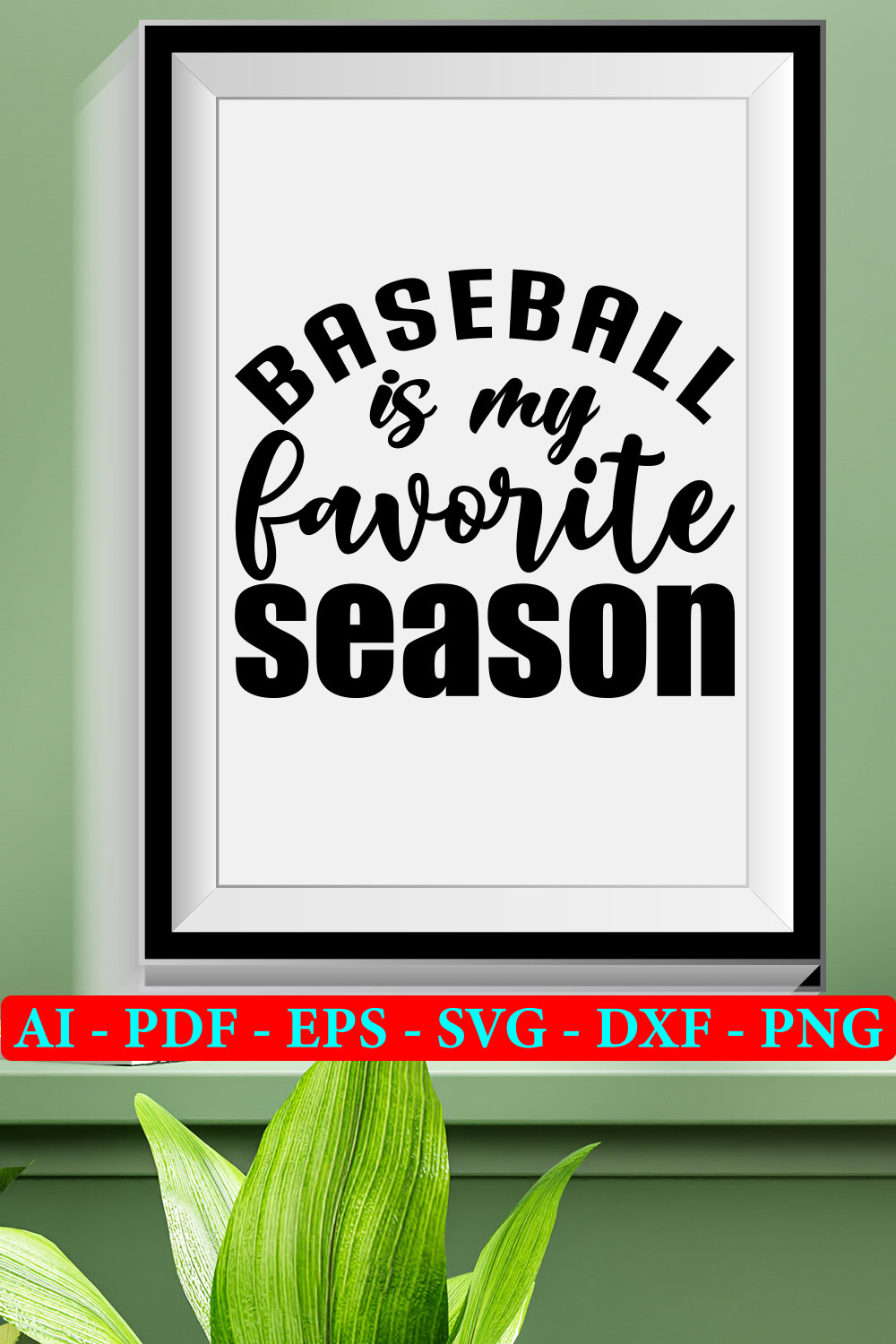 6 Baseball T-shirt SVG Bundle Vol 10 pinterest preview image.