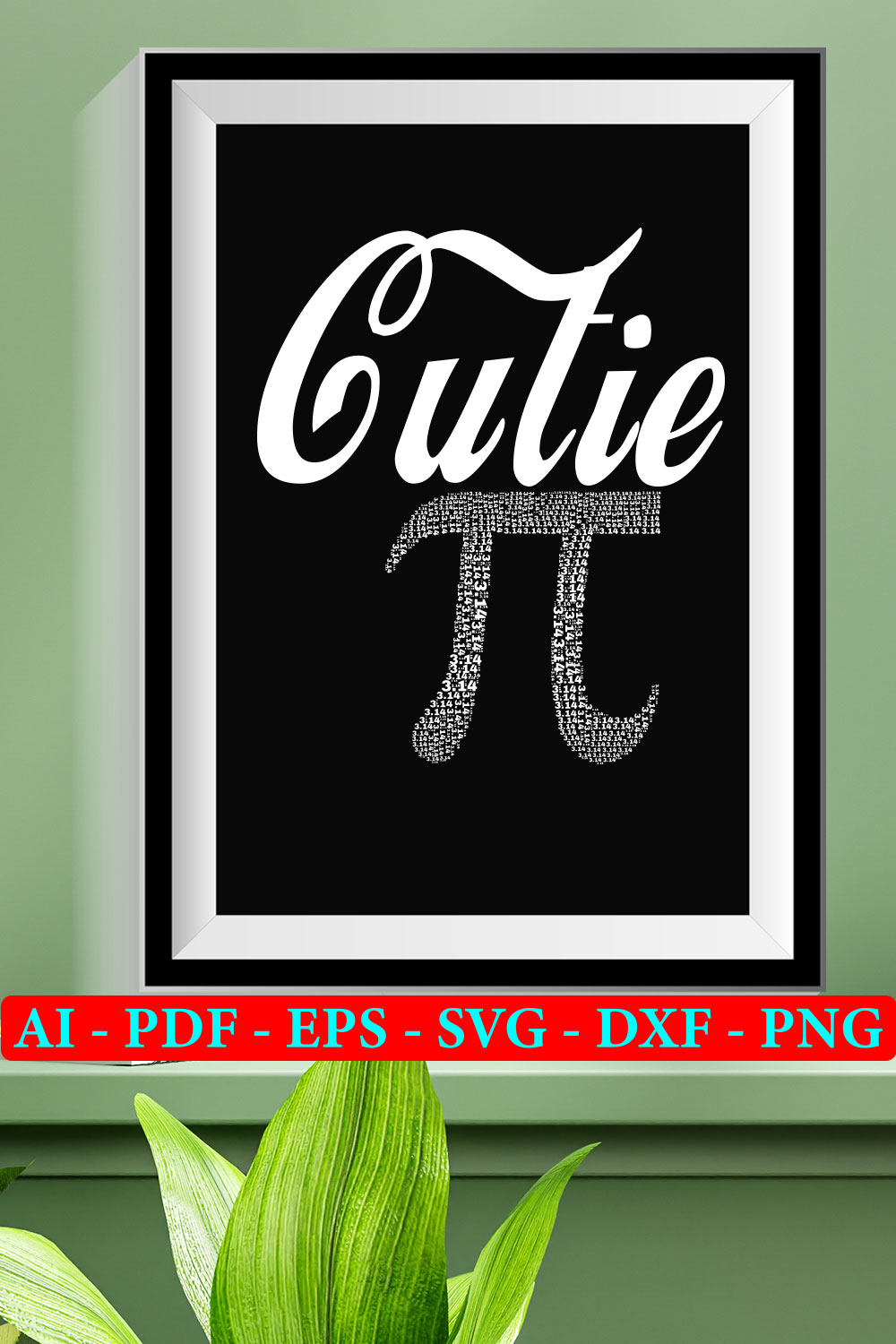 6 Happy Pi Day T-shirt SVG Bundle Vol 01 pinterest preview image.
