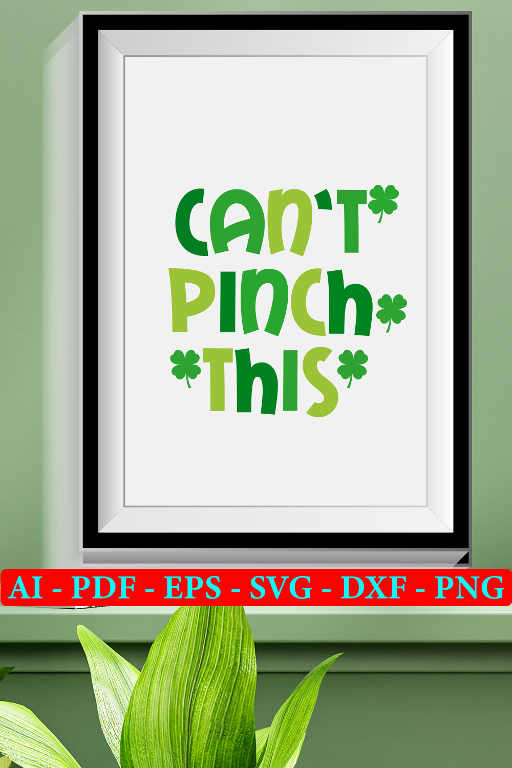6 St Patrick’s Day SVG Bundle Vol 04 pinterest preview image.