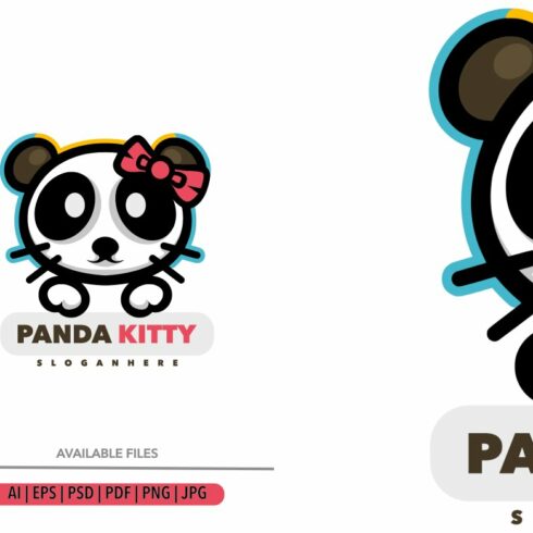 Cute Panda kitty cover image.