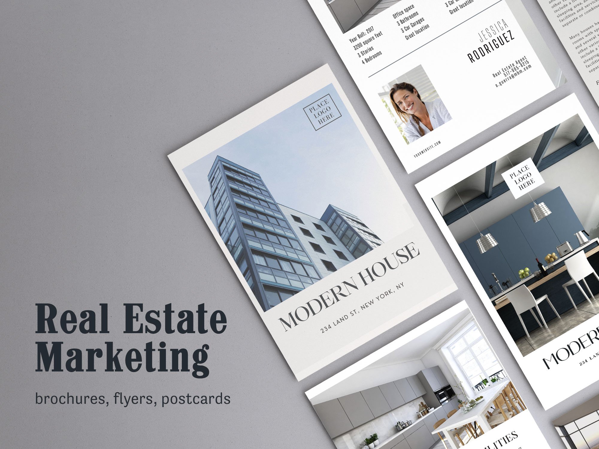 Real Estate Flyers & Brochures cover image.