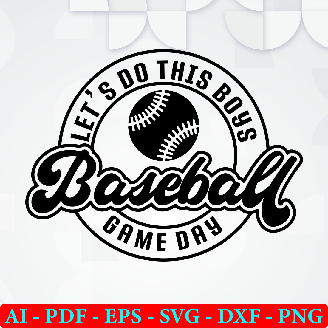 6 Baseball T-shirt SVG Bundle Vol 12 preview image.
