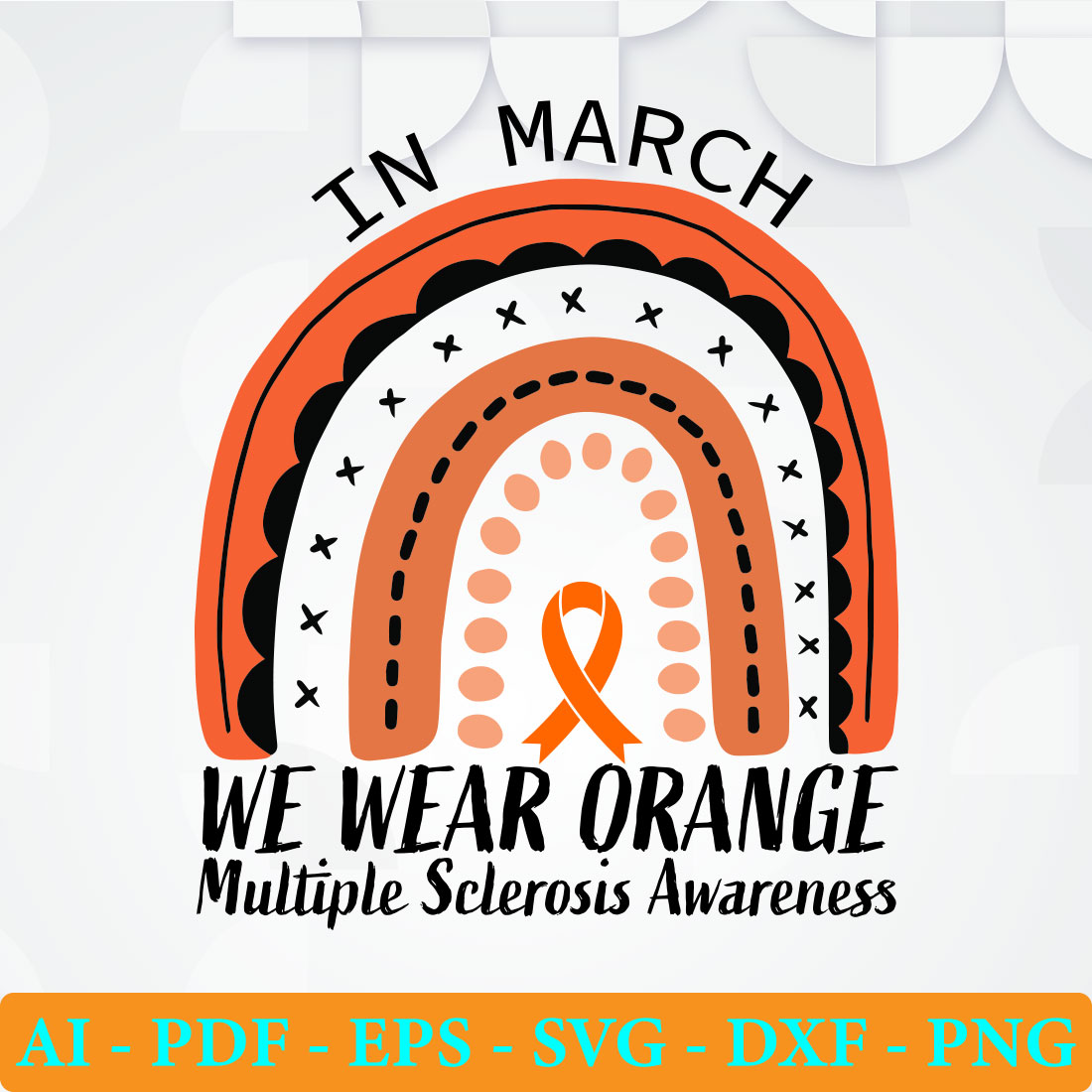 7 Multiple Sclerosis Awareness SVG Bundle Vol 01 preview image.