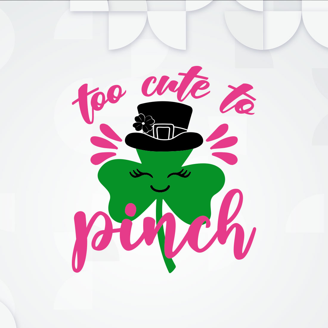 St patrick's day svg file.