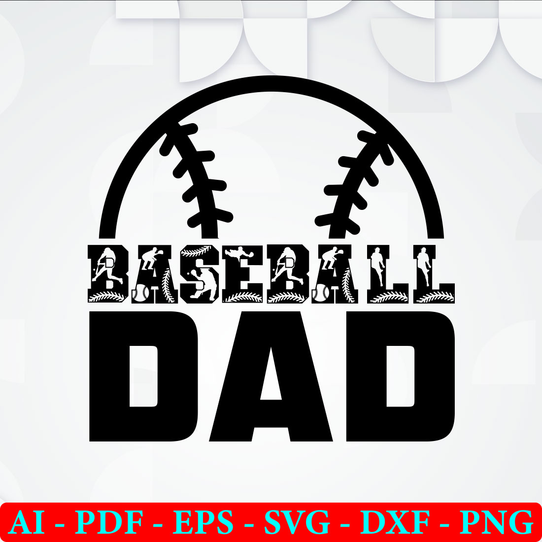 6 Baseball T-shirt SVG Bundle Vol 04 preview image.