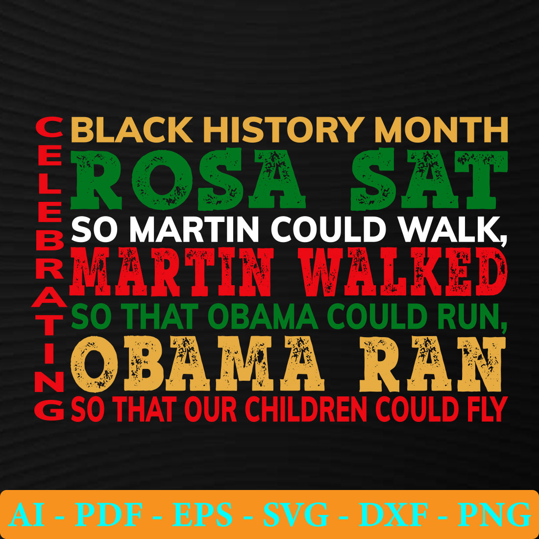 6 Black History Month SVG Bundle Vol 03 preview image.