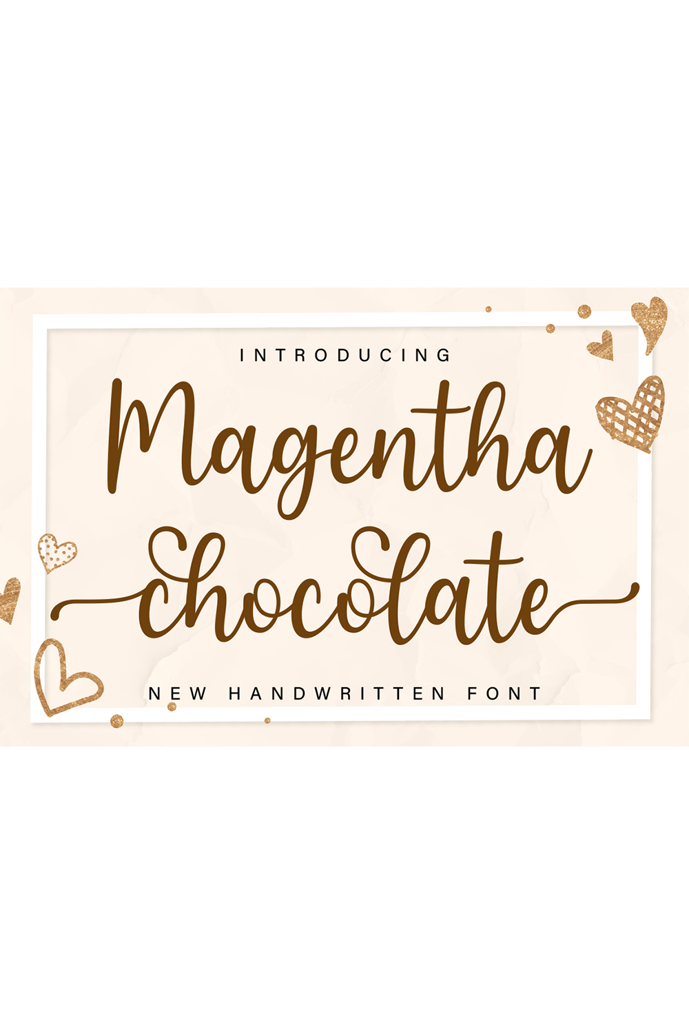 Magentha Chocolate pinterest preview image.