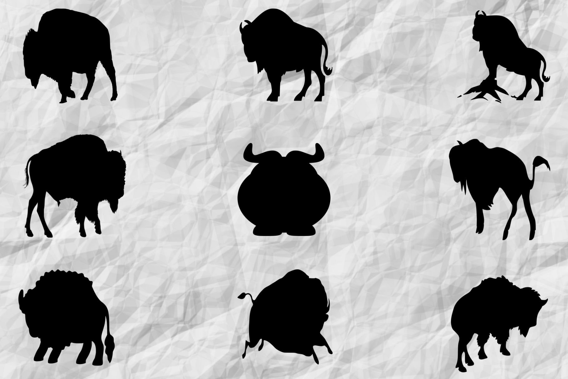 Bison Silhouette cover image.