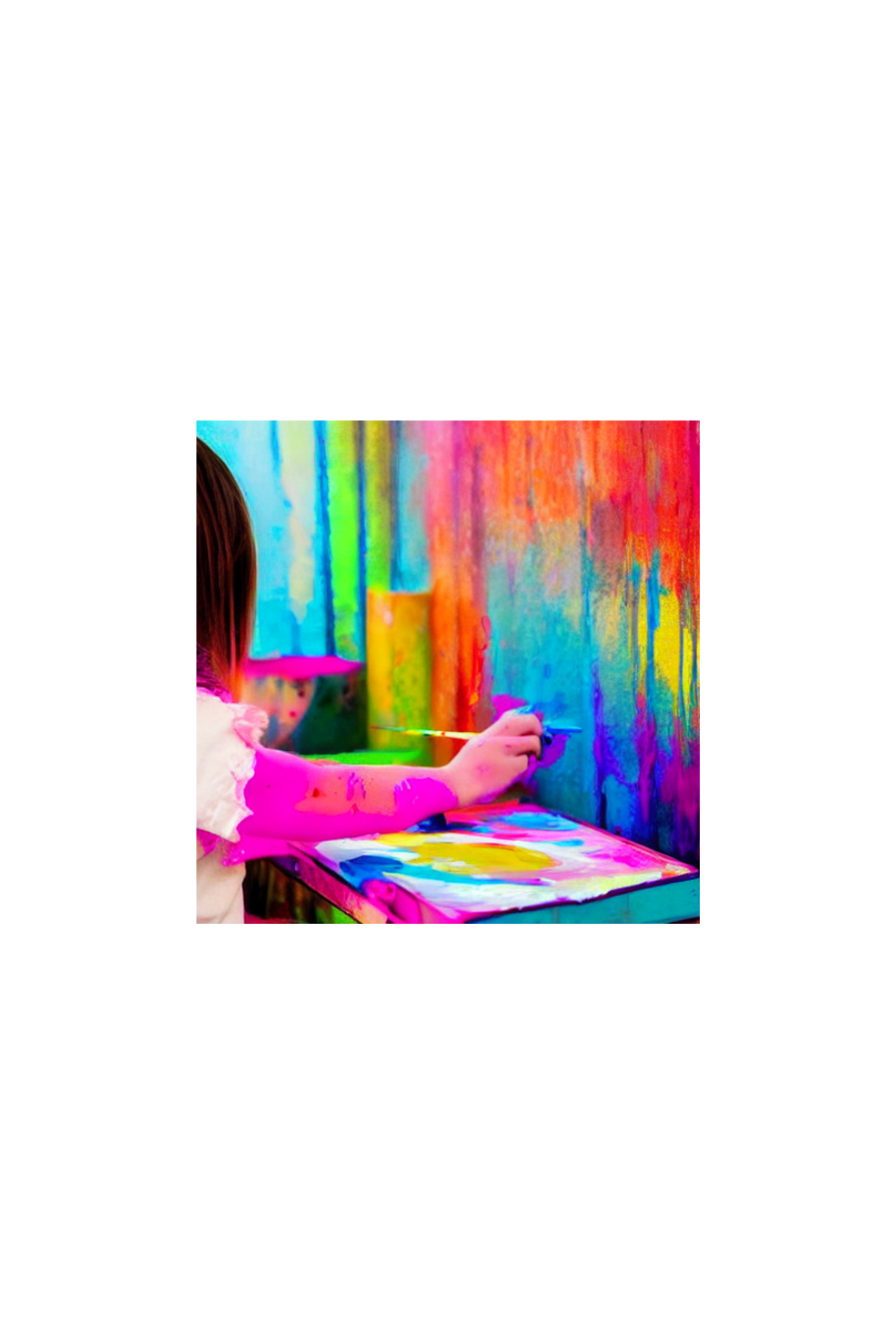 Colorful Painting Designing Bundle pinterest preview image.