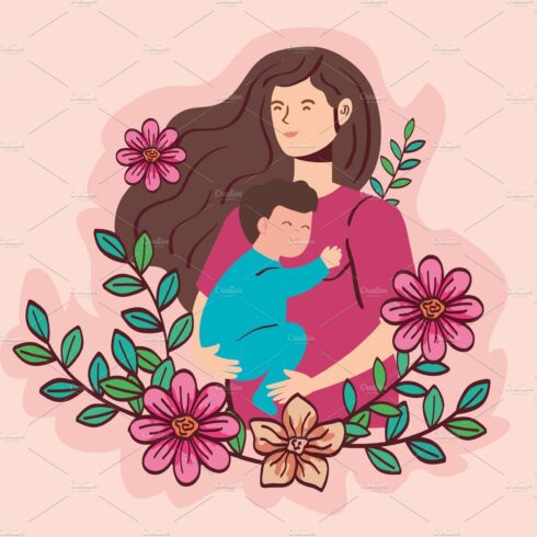 woman pregnant carrying baby boy cover image.