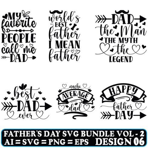 Father's Day SVG Bundle Vol - 2 cover image.
