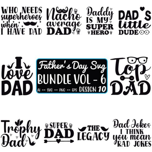 Father's Day SVG Bundle Vol - 6 cover image.
