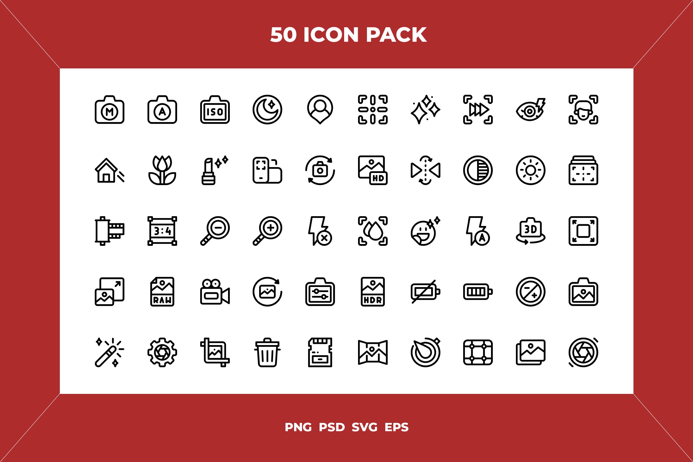 Camera interface icons cover image.
