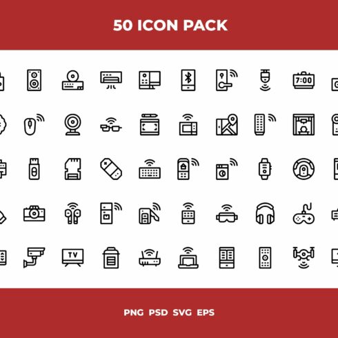 Smart devices icons cover image.